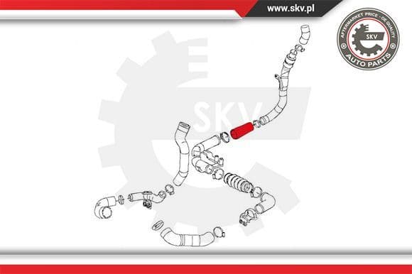 Charge Air Hose 43SKV035