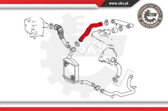 Charge Air Hose 24SKV601 - image 4