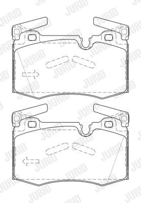 Brake Pad Set, disc brake 573423J