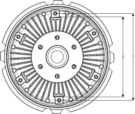 Clutch, radiator fan 49040 - image 5