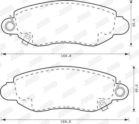 Brake Pad Set, disc brake 573015J