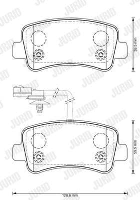 Brake Pad Set, disc brake 573359J