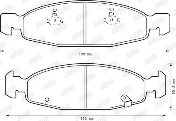 Brake Pad Set, disc brake 573077J