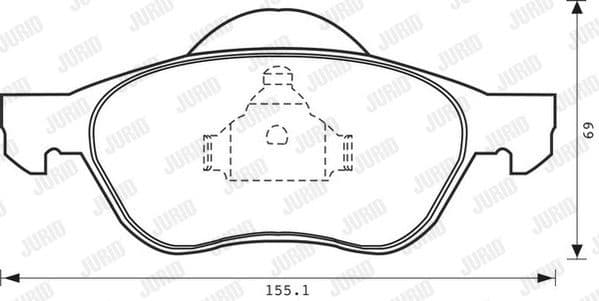Brake Pad Set, disc brake 573017J