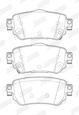 Brake Pad Set, disc brake 573658J