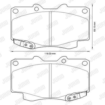 Brake Pad Set, disc brake 572625J - image 2