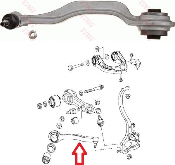 Arm front suspension JTC1118 - image 2