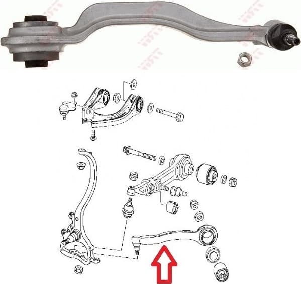 Arm front suspension JTC1117 - image 2