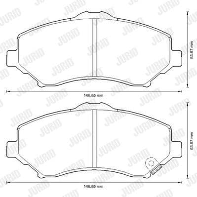 Brake Pad Set, disc brake 573298J