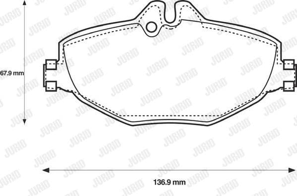 Brake Pad Set, disc brake 573091J
