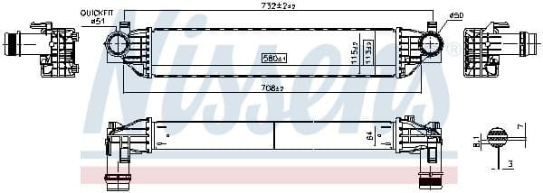 Charge Air Cooler ** FIRST FIT ** 961558 - image 2