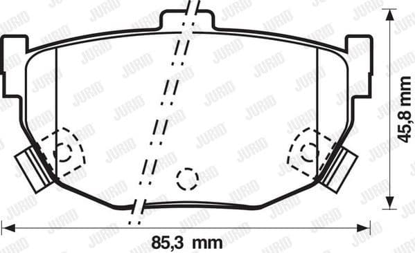Brake Pad Set, disc brake 572127J