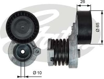 Belt Tensioner, V-ribbed belt DriveAlign™ T39340