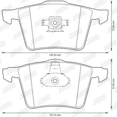 Brake Pad Set, disc brake 573199J