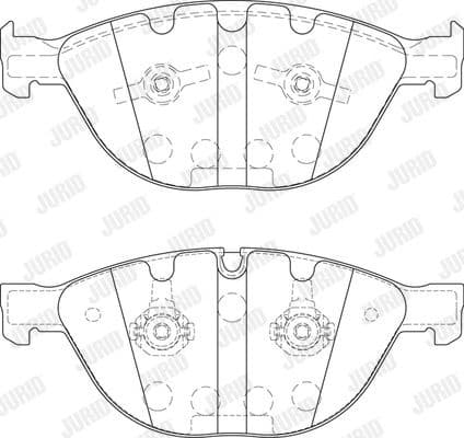 Brake Pad Set, disc brake 573150J