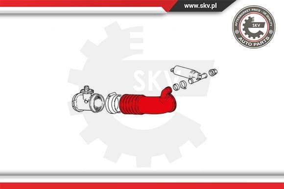 Intake Hose, air filter 24SKV492 - image 4