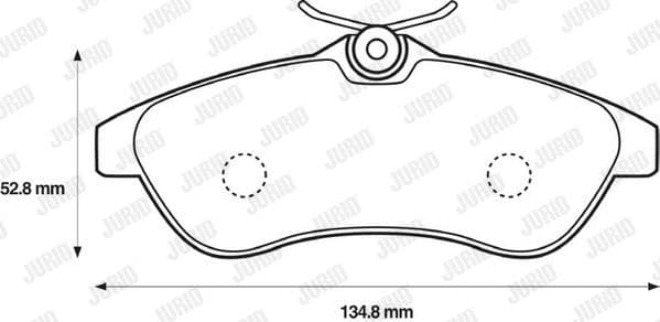 Brake Pad Set, disc brake 573084J