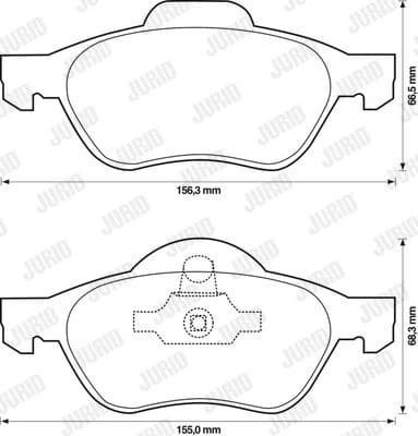 Brake Pad Set, disc brake 573243J