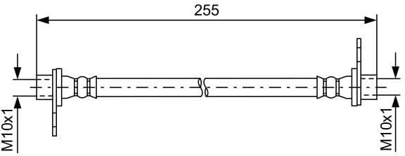 Brake Hose 1 987 481 586