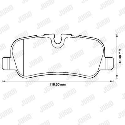Brake Pad Set, disc brake 572522J