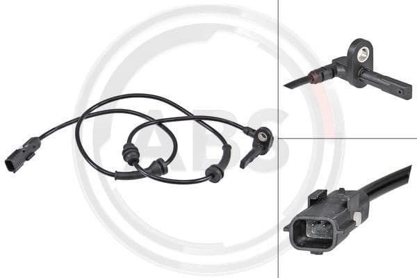 Sensor, wheel speed 30208