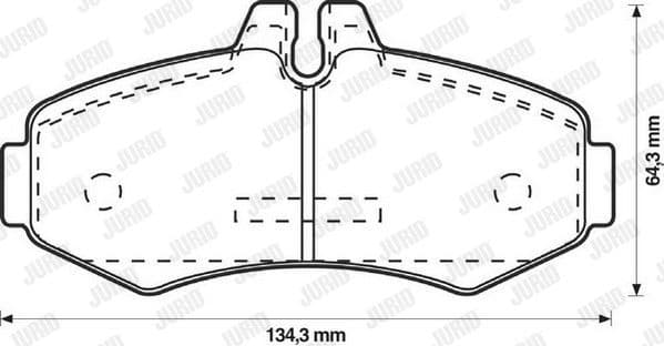 Brake Pad Set, disc brake 571946J
