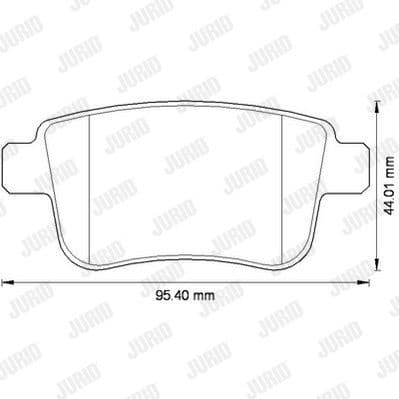 Brake Pad Set, disc brake 573272J - image 2