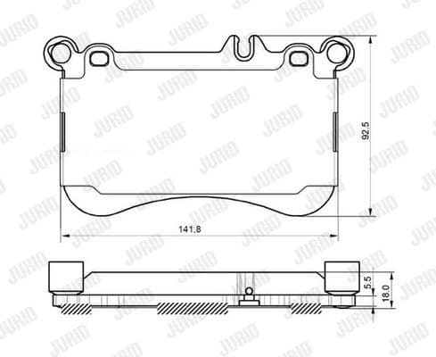 Brake Pad Set, disc brake 573356J