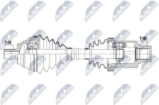 Drive Shaft NPW-VW-127 - image 2