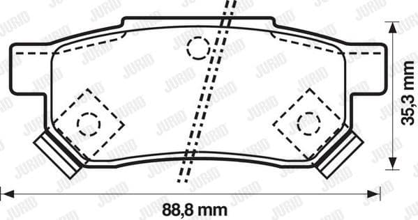 Brake Pad Set, disc brake 572136J - image 2