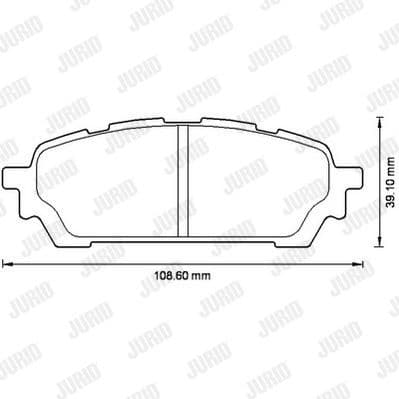 Brake Pad Set, disc brake 572529J - image 2