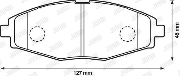 Brake Pad Set, disc brake 572402J