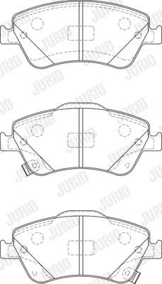 Brake Pad Set, disc brake 572524J