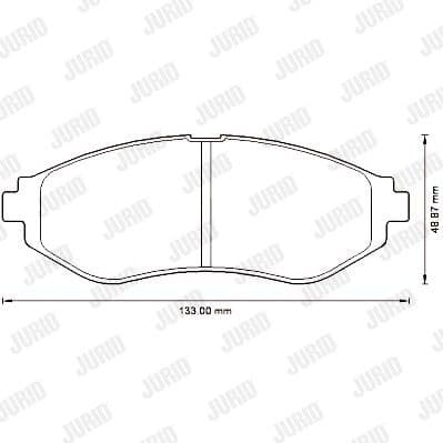 Brake Pad Set, disc brake 572539J