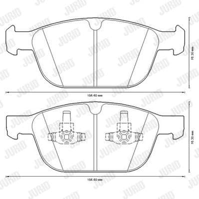 Brake Pad Set, disc brake 573293J