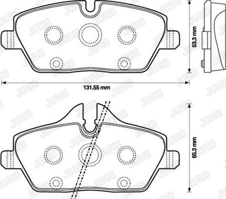 Brake Pad Set, disc brake 573137J - image 2