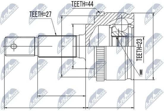 Joint Kit, drive shaft NPZ-NS-059 - image 2