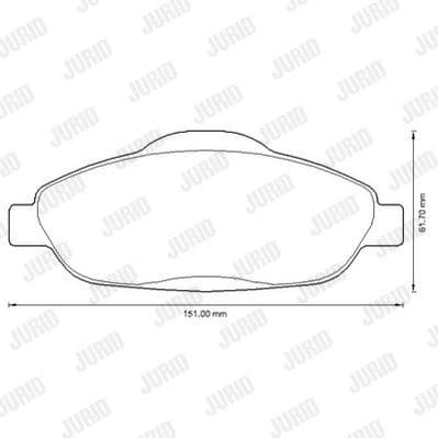 Brake Pad Set, disc brake 573241J - image 2