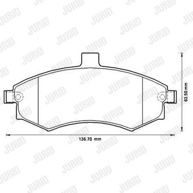 Brake Pad Set, disc brake 572513J - image 2