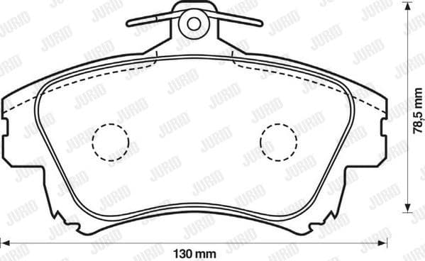 Brake Pad Set, disc brake 573039J