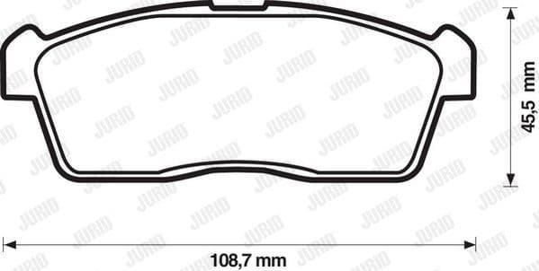 Brake Pad Set, disc brake 572471J - image 2