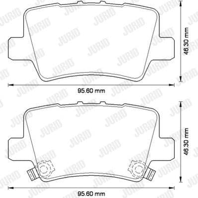 Brake Pad Set, disc brake 572580J