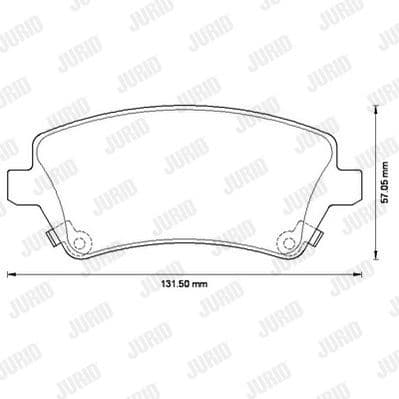 Brake Pad Set, disc brake 572491J - image 2