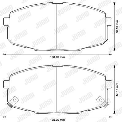 Brake Pad Set, disc brake 572577J