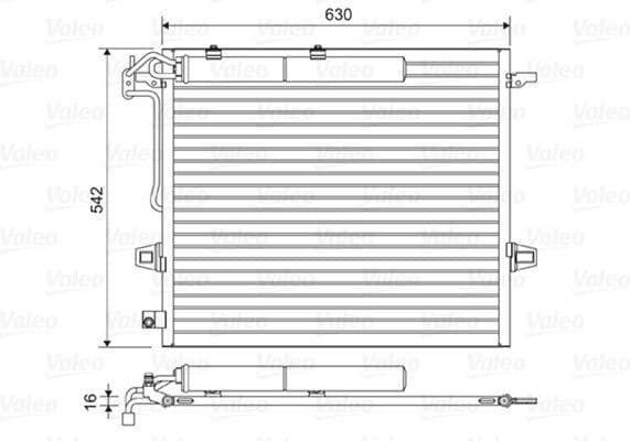 Condenser, air conditioning 814025