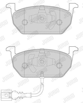 Brake Pad Set, disc brake 573606J