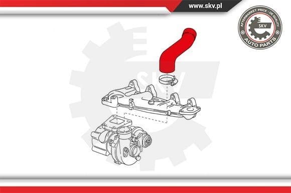 Charge Air Hose 24SKV717 - image 4