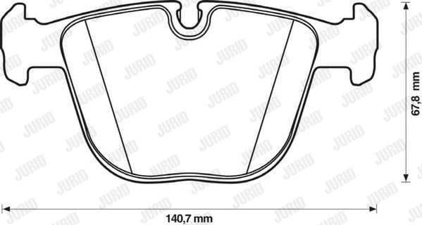 Brake Pad Set, disc brake 571991J