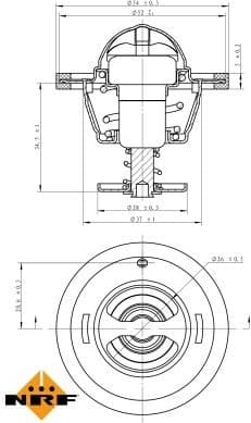 Thermostat, coolant EASY FIT 725126