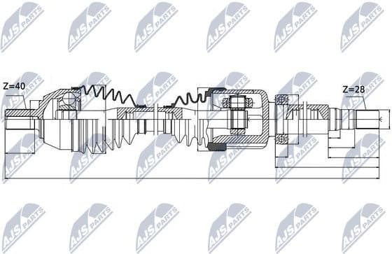 Drive Shaft NPW-VV-044 - image 5